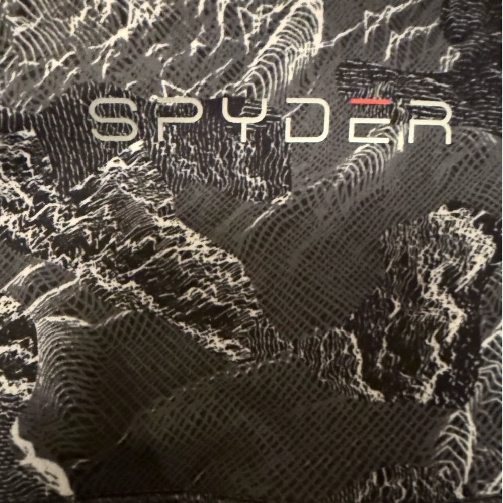 Spyder Active Leggings Women’s Large Gray Black Athletic Pants - Picture 4 of 5
